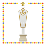 PRAYING GROCERIES 15寸 大伯爷手令牌(白)