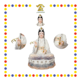 PRAYING  STATUE 16寸 实心紫衣妙善观音