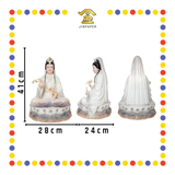 PRAYING  STATUE 16寸 实心紫衣妙善观音