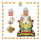 PRAYING STATUE 16寸 坐白衣白苏丹帽拿督公