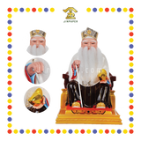 PRAYING STATUE 16寸 皇帽真须白衣拿督公拿拐