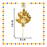 STATUE ACCESSORIES 16寸 精工镀金济公扇