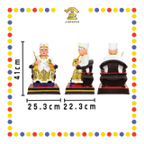 PRAYING STATUE 16寸 坐白衣帽拿督公