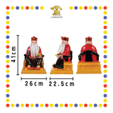 PRAYING STATUE 16寸 皇帽真须红衣拿督公拿刀