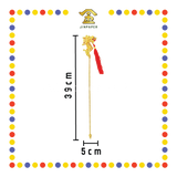 STATUE ACCESSORIES 16寸 精工镀金龍拐