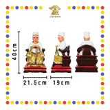 PRAYING STATUE 16寸 合手拿督公(白)