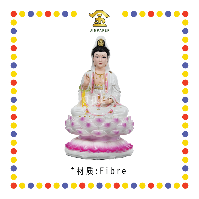 PRAYING STATUE 16寸 石观音