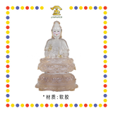 PRAYING STATUE 16寸 透明坐观音