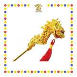 STATUE ACCESSORIES 16寸 精工镀金龍拐