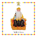 PRAYING STATUE 16寸 元宝山皇帽真须黄衣拿督公拿刀