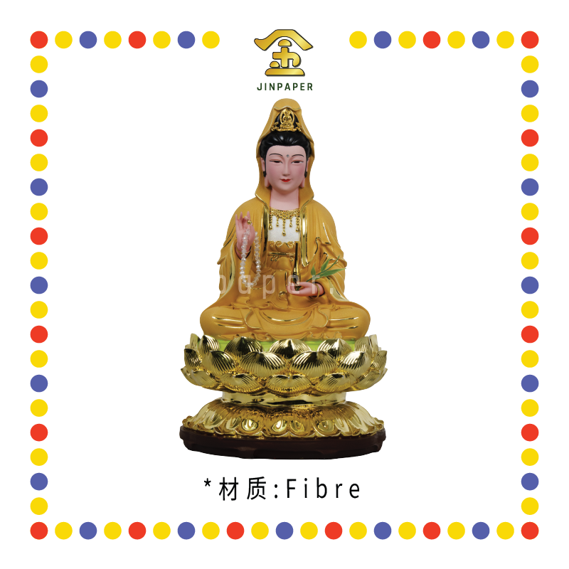 PRAYING STATUE 16寸 电金观音