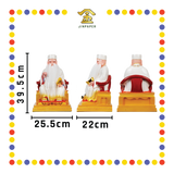 PRAYING STATUE 16寸 真须白衣白拐拿督公