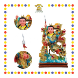 PRAYING STATUE 16寸 树脂珍珠漆九龙太子