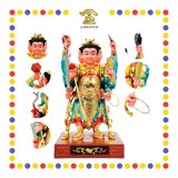 PRAYING STATUE 16寸 珍珠漆三头六臂太子
