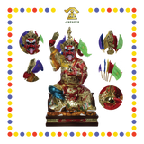 PRAYING STATUE 16寸 珍珠漆树脂大仕爷