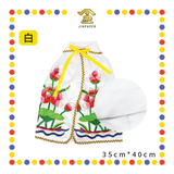 EMBROIDERY 16寸 莲花袍【白色/粉红色】
