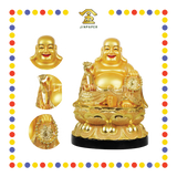 PRAYING STATUE 16寸 琉璃K金全莲笑佛