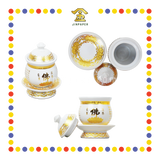 PRAYING CUP【小号/中号/大号】白地描金佛经佛杯