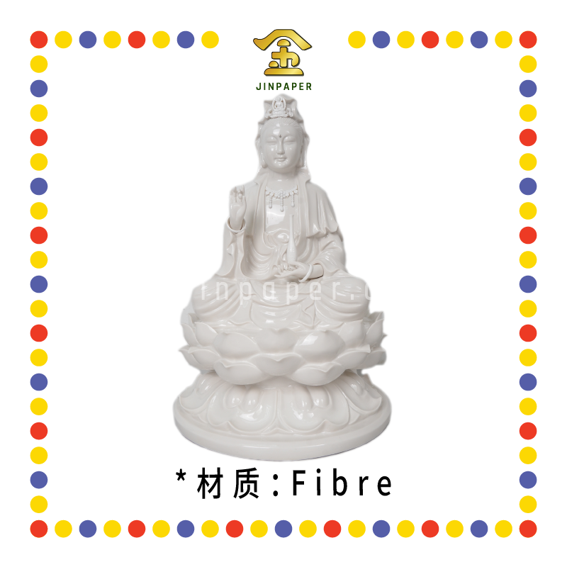 PRAYING STATUE 16寸 全白观音
