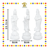 PRAYING STATUE 19cm 站白观音