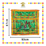 CLOTH EMBROIDERY 1米 五鬼(绿色)密绣桌围