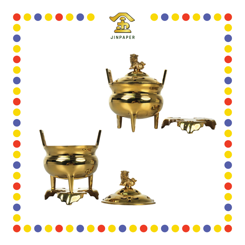 PRAYING CENSER【1号/2号/3号】铜光身宣炉