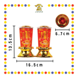 JOSS CANDLE【1日/3日/5日/7日】红玻璃水晶斗烛 (蜡烛)