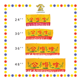 CLOTH EMBROIDERY【24''/30''/36''/48''】绣竹子拿督公彩(黄)