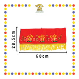 CLOTH EMBROIDERY【24''/30''/36''/48''】绣竹子拿督公彩(红)