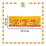 CLOTH EMBROIDERY【24''/30''/36''/48''】绣竹子拿督公彩(黄)