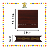 STATUE STAND 2''高 棕边/莲花雕刻垫座(多种尺寸)