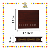 STATUE STAND 2''高 棕边/莲花雕刻垫座(多种尺寸)