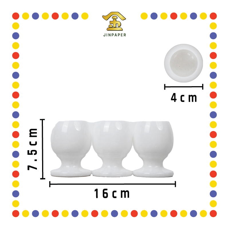 PRAYING CUP 2x2x3 大理石杯(套)