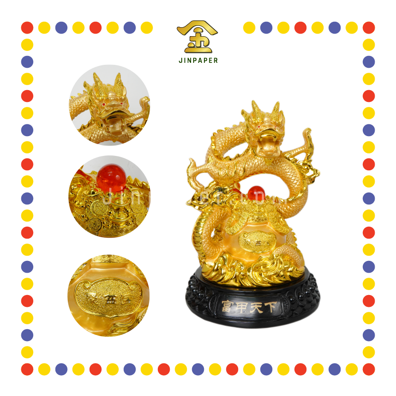 LUCKY GOODS 32#镀金富甲天下龙