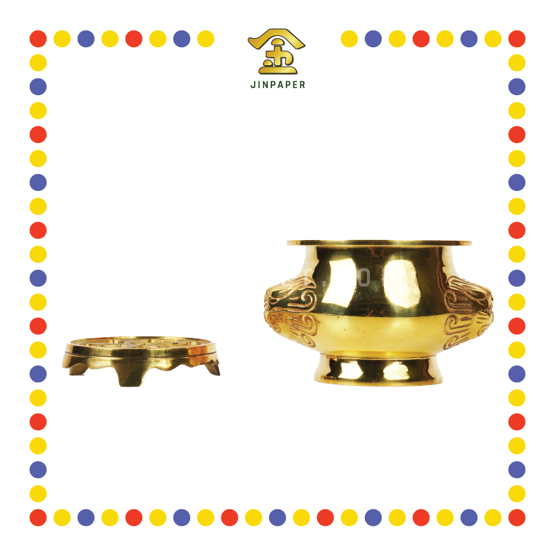 PRAYING CENSER 3寸½ 铜香炉