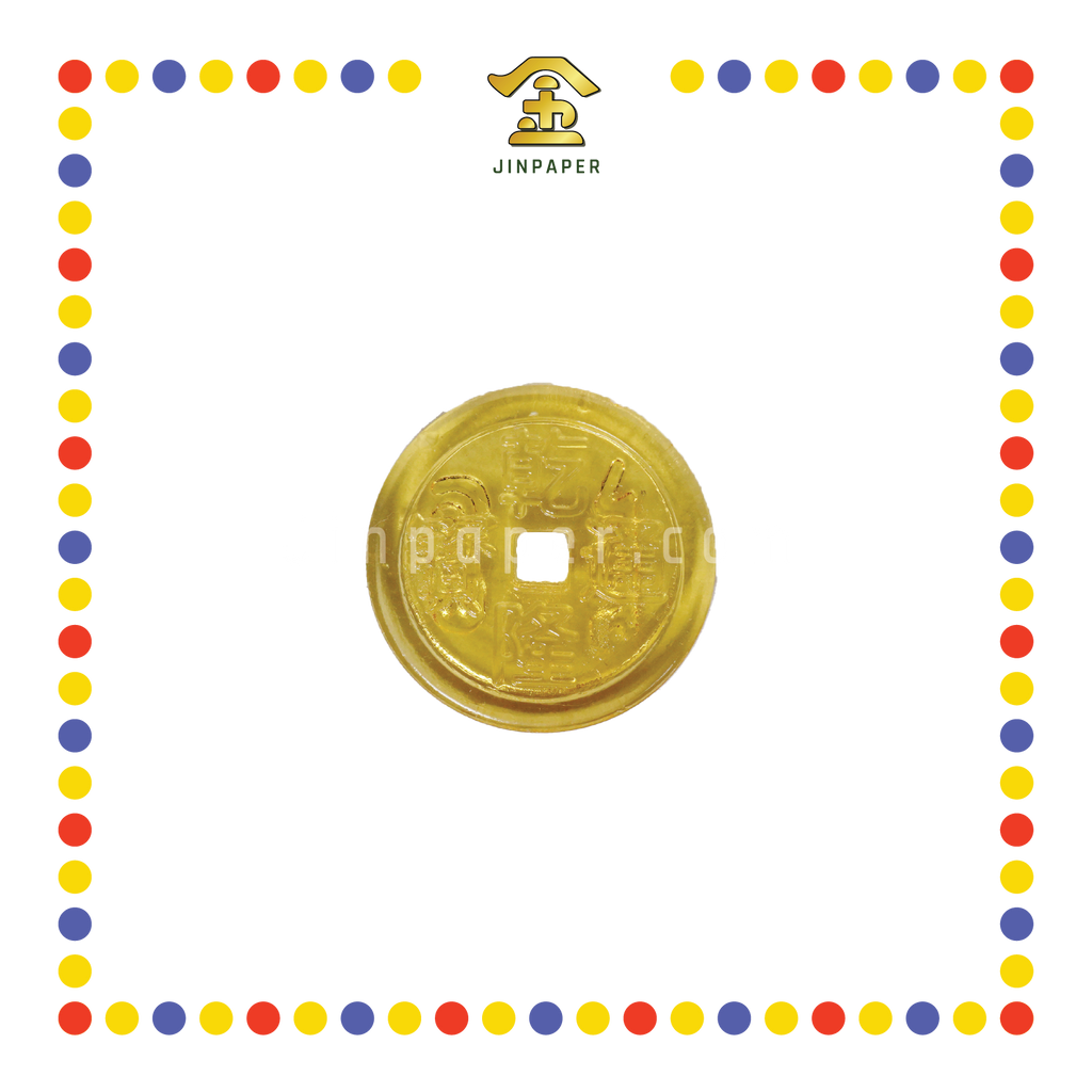 LUCKY GOODS 3.5cm 水晶钱币