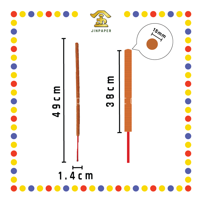 JOSS STICK (箱)49cm 1.4 8小时 越南(香味)(6kg)
