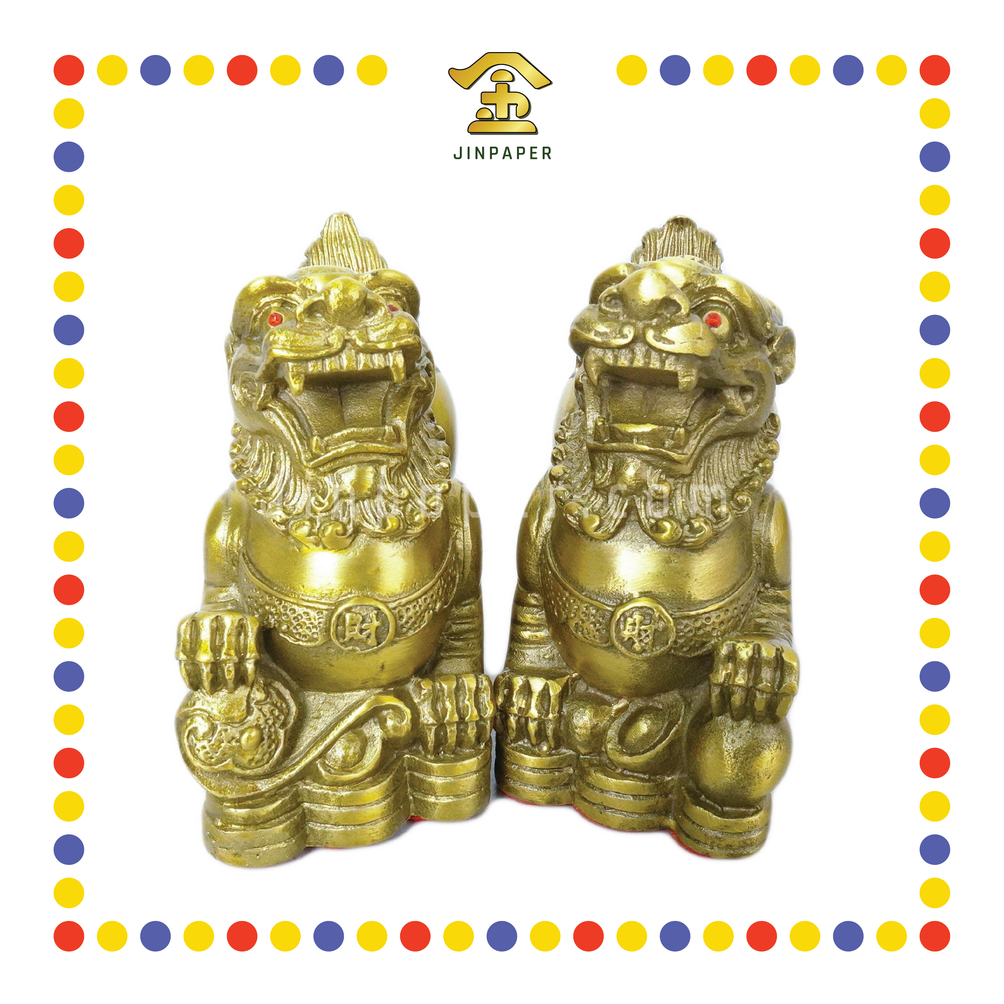 LUCKY GOODS 4寸 中铜貔貅(对)