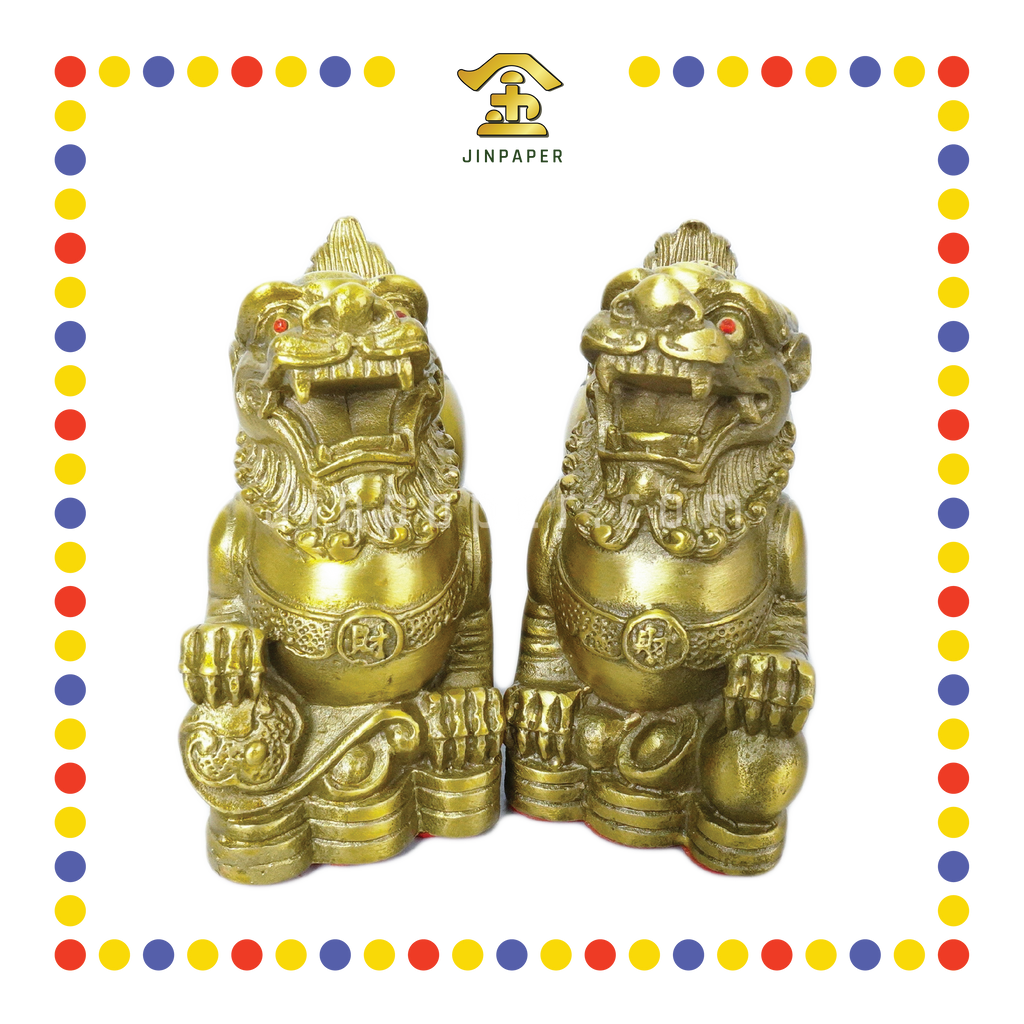 LUCKY GOODS 4寸 中铜貔貅(对)