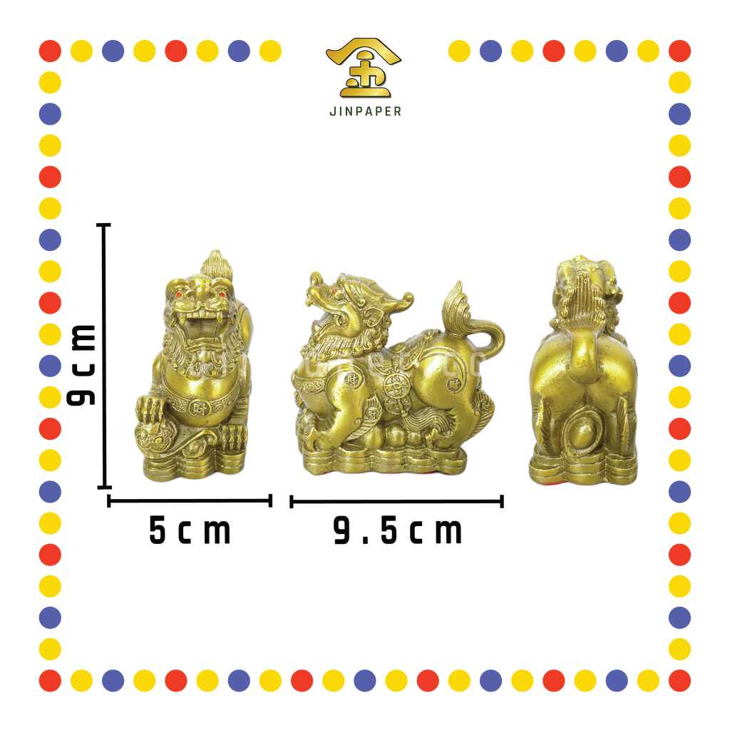 LUCKY GOODS 4寸 中铜貔貅(对)