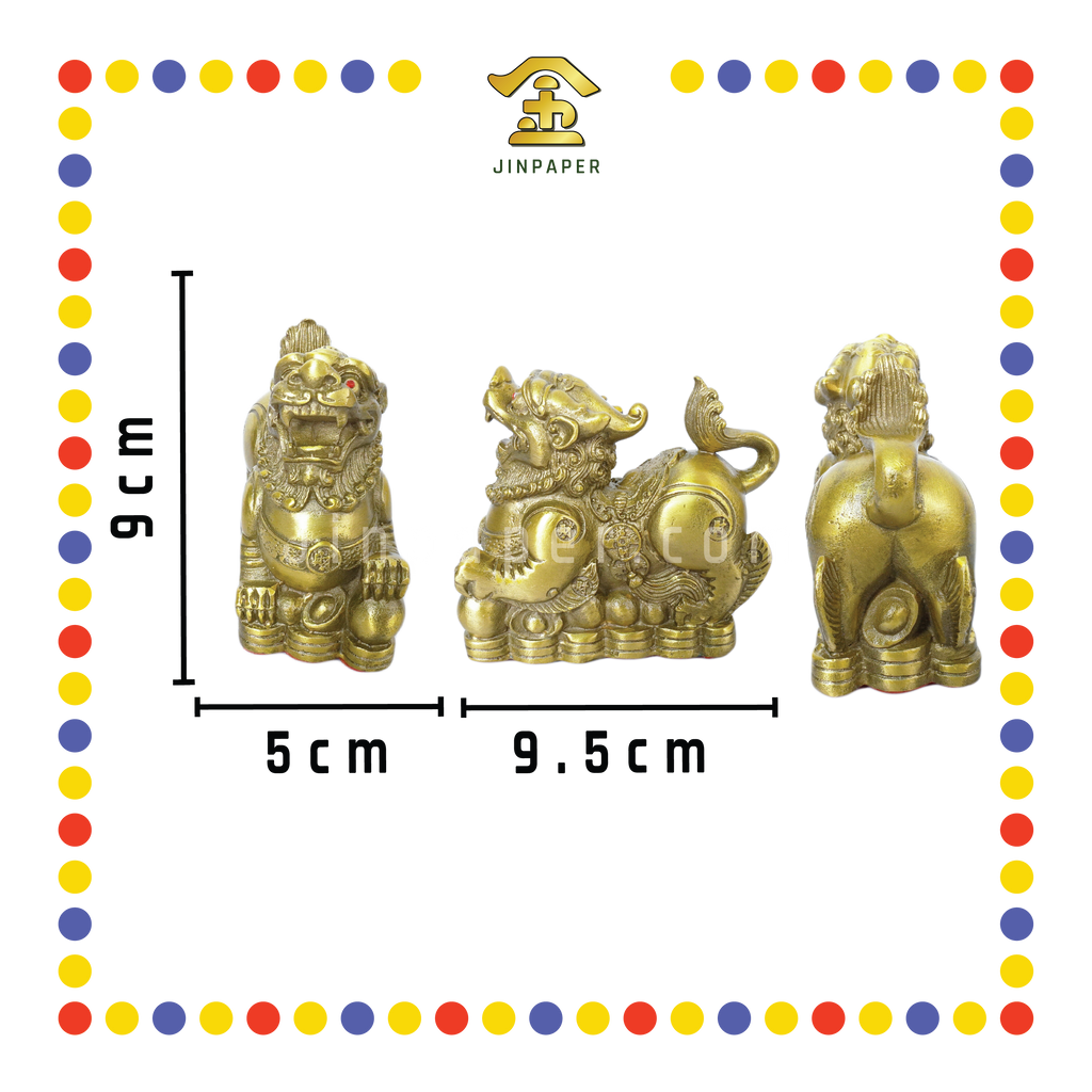 LUCKY GOODS 4寸 中铜貔貅(对)