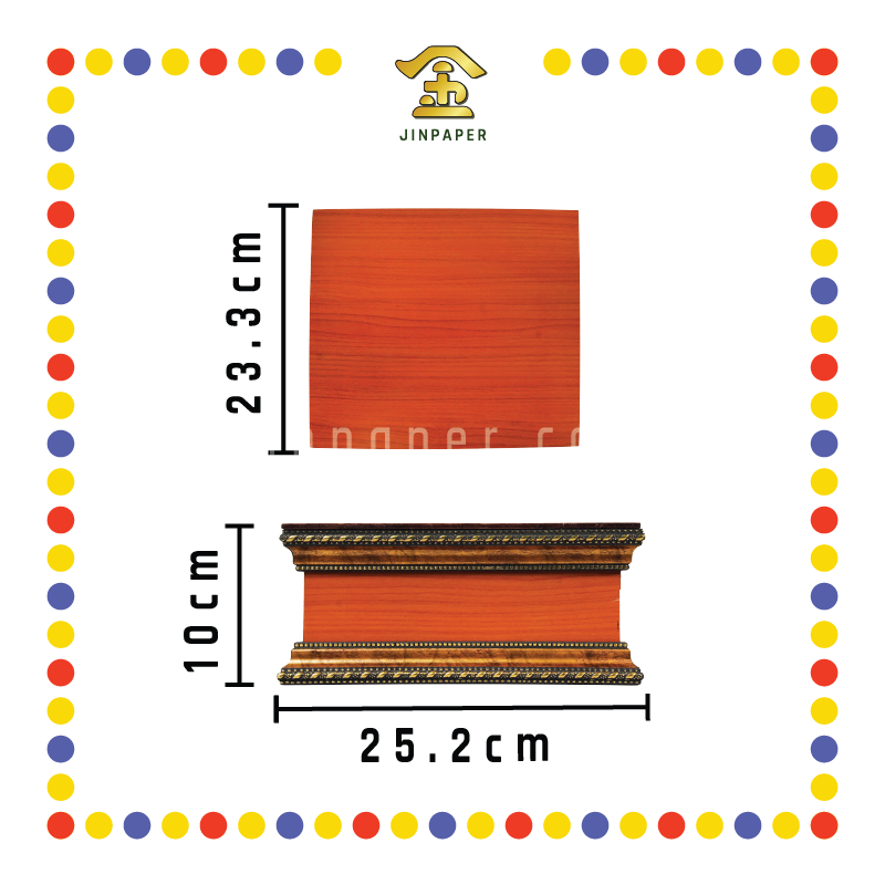 STATUE STAND 4"高 木色神座(加重)(多种尺寸)