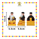 PRAYING STATUE 4寸 宋谷帽真须黑衣拿督公