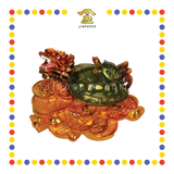LUCKY GOODS 4寸 镀金龙头龟