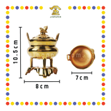 PRAYING CENSER 4号 铜光身宣炉 (香炉)
