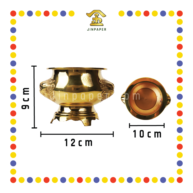 PRAYING CENSER 4寸 铜香炉