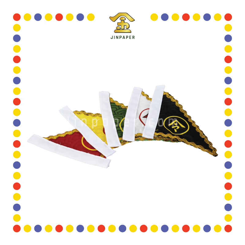 PRAYING FLAG 4寸 印五色令旗