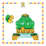 LUCKY GOODS 4”【翠玉/镀金】招财金蟾