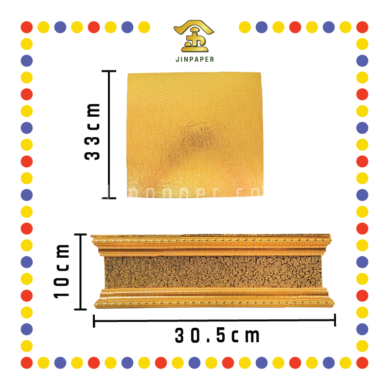 STATUE STAND 4"高 金皮金木神座(多种尺寸)