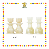 PRAYING CANDLETICK【4寸/5寸】玉烛台【小/中】